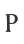 P