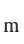 m