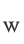 w