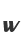 w