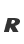 R