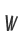 w