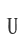 U