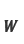 w