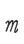 m