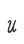 u