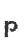 p