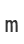 m