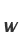 w
