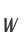 W