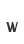w