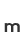 m