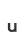 u