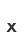 x