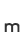 m