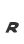 R