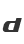 d
