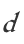 d