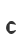 c