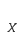 x