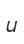 u