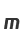 m
