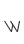 w