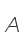 A