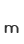 m