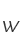 w