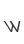 w