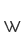 w