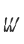 w