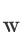 W