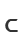 c
