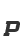 p
