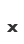 x