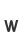 w