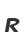 R