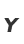 Y