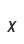 x