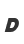D