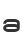 a