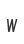 w