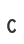 c