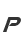 P