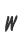 w