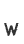 w