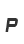 P
