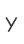 Y